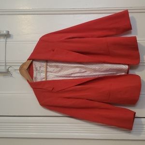 Kensie tomato red blazer M